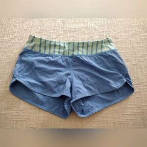 Ivivva by Lululemon Kids Speedy Shorts Blue Girls Size 12 Athletic Activewear